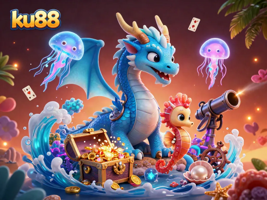 Experience the thrilling gameplay at ku88 while exploring vibrant underwater treasures and characters.