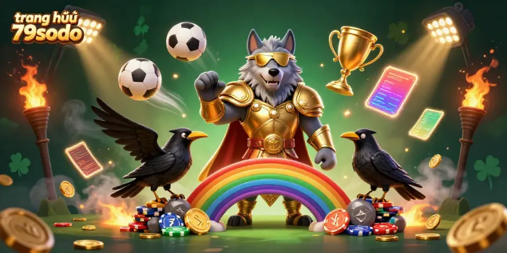 Experience thrilling gameplay at trang chủ 79sodo with dynamic sports and casino elements in a vibrant scene.