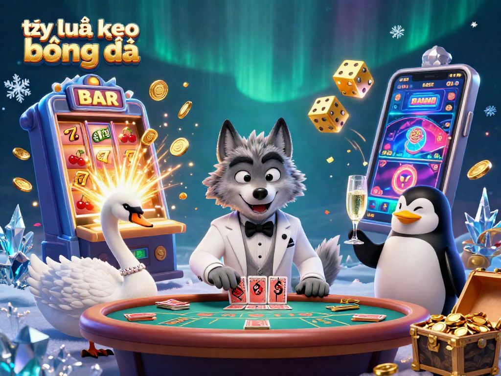 Experience thrilling tỷ lệ kèo bóng đá action with our animated casino scene showcasing vibrant and rich elements.