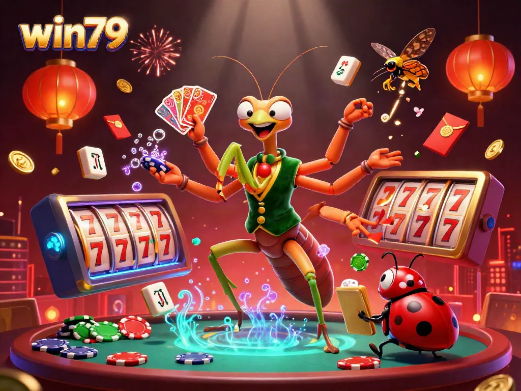 Experience thrilling action at win79 with a dynamic casino scene featuring games and vibrant elements.